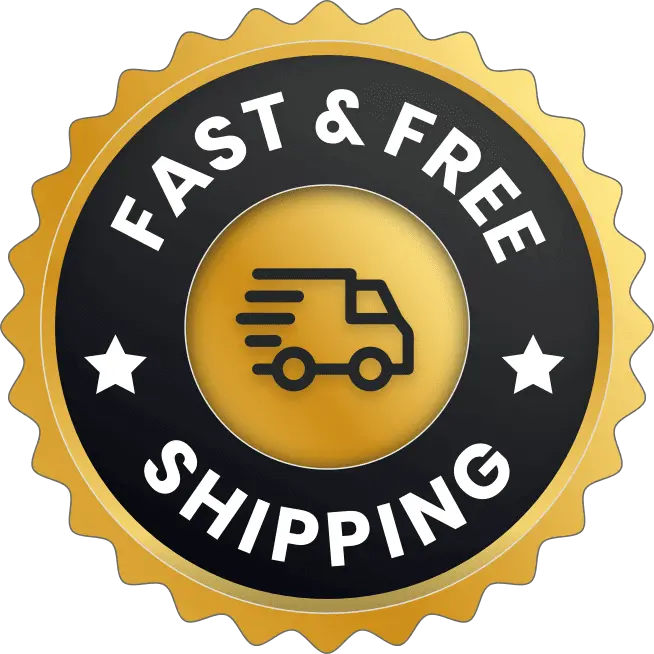 Fast and Free Shipping
